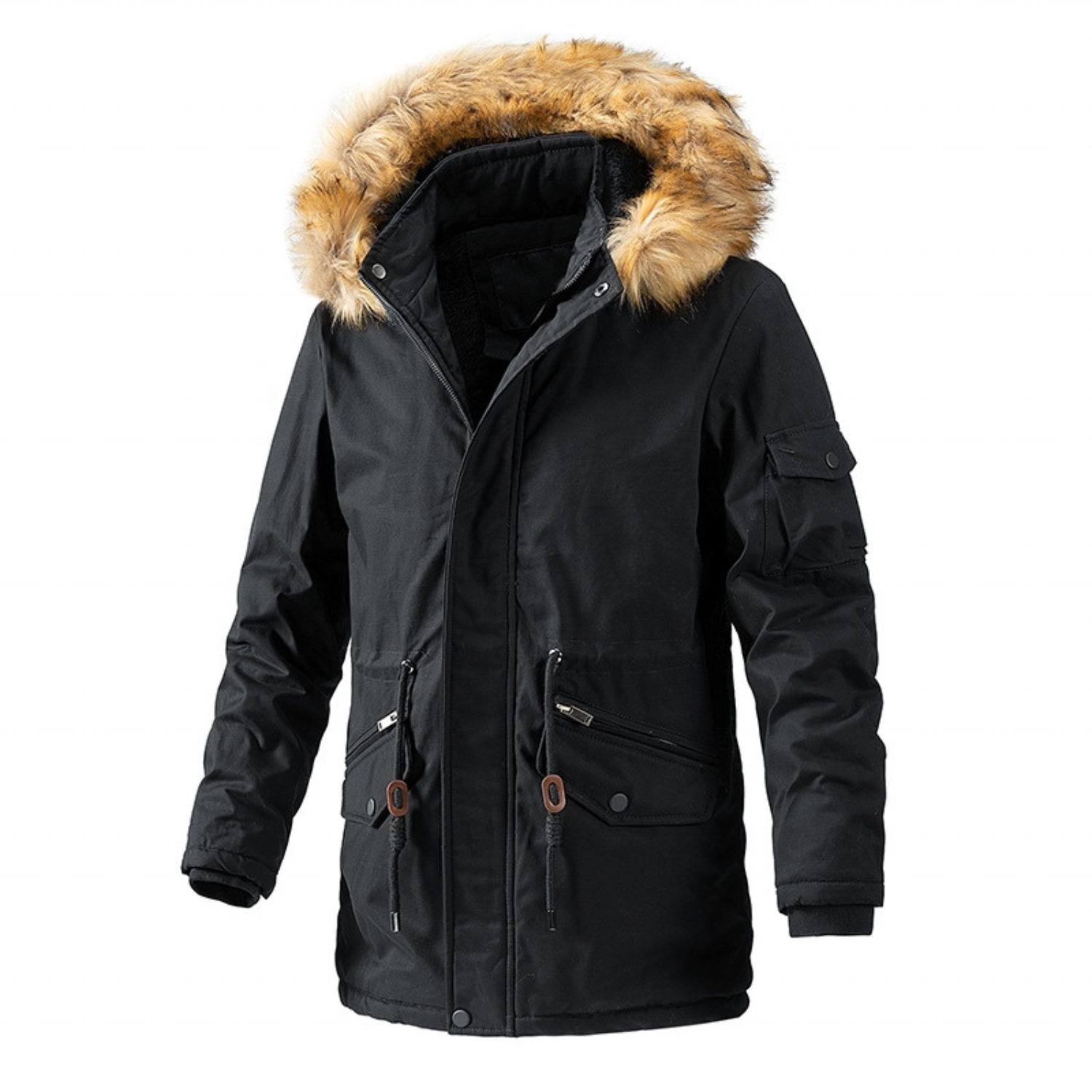 H139944af867642e0b4de44621c7e464aS Unisex winterjas met capuchon - Bild 1
