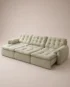 Tiffany utdragbar soffa i chenille - Bild 2