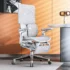 Premium ergonomisk kontorsstol med fotstöd