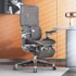 Premium ergonomisk kontorsstol med fotstöd - Bild 2